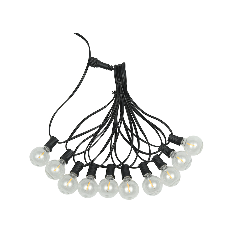G40 Clip-on E12 Spirale warmweiße Lichterkette