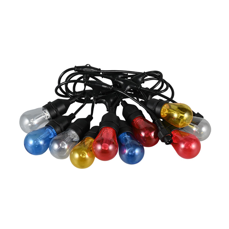 S14-Lichtleiter-Säulenanhänger Typ E27 Spiral-Lichterketten
