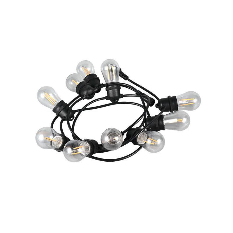 S14 Warmweiße Lichterkette für den Außenbereich, E27