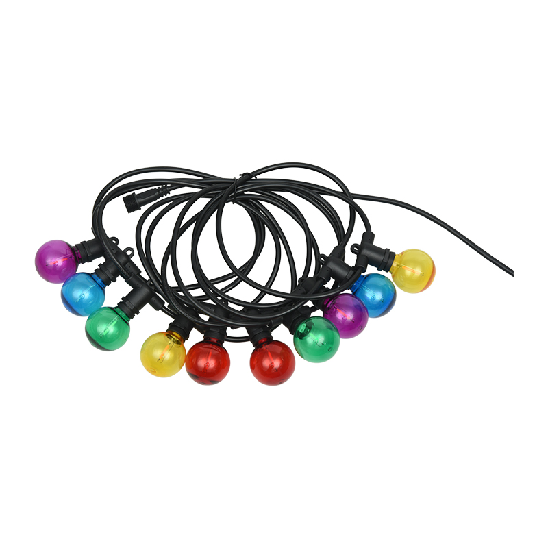 G40 Ball Bubble E12 Spiralmund Bunte dekorative Girlandenbeleuchtung