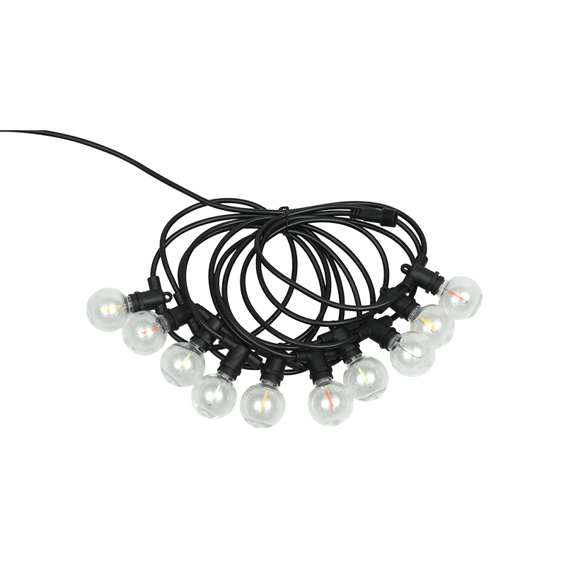 G40 Ball Bubble E12 Spiralmund Bunte dekorative LED-Girlandenbeleuchtung