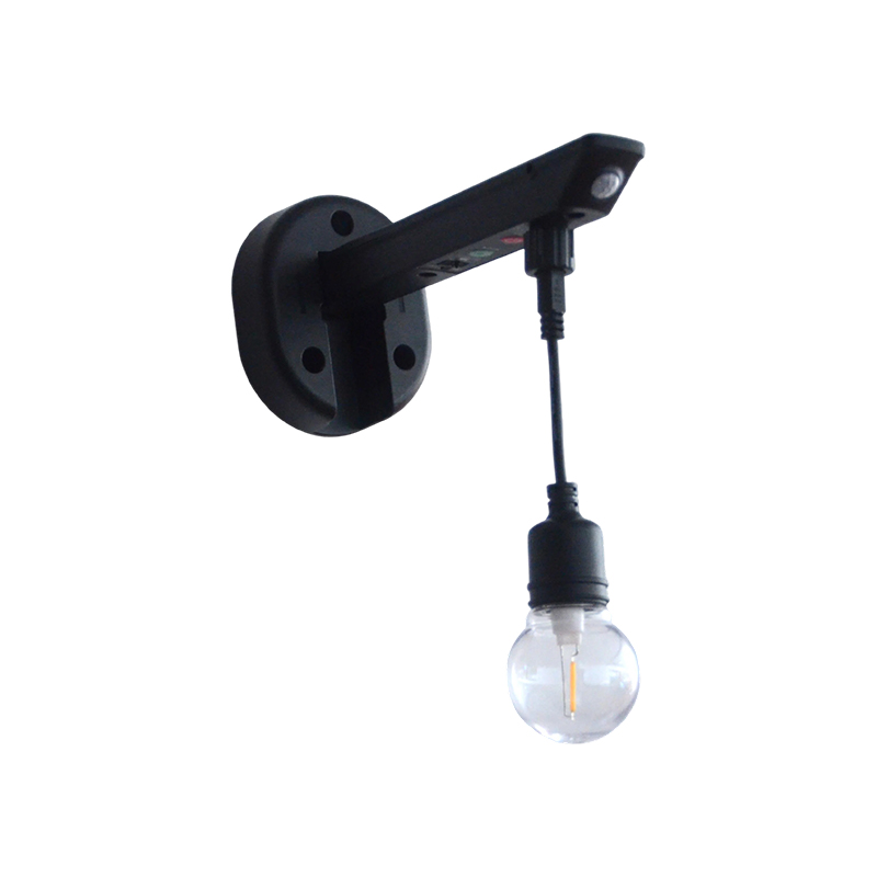 G45-Solarwandleuchte mit glatter Oberfläche